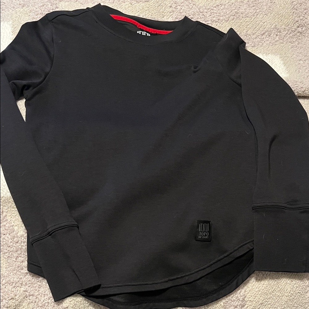Topo Designs Black Crew Neck Shirt